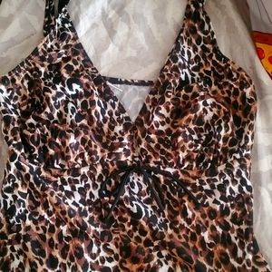 Venus leopardprint tankini set